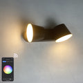 Contemporary Industrial Aluminum Double-Headed Adjustable Spotlight LED Waterproof Wall Sconce Lamp For Outdoor Patio Lumendat