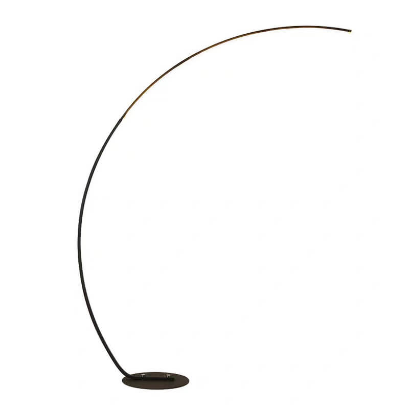 Fishing Rod Shaped 1-Light Arc Circular LED Floor Lamps Lumendat