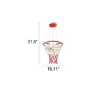 Creative Cartoon Basketball 3-light Kids Chandelier Lumendat