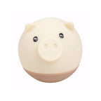 Lumendat Cartoon Creative Piggy Round Silicone LED Kids Night Light Table Lamp Lumendat