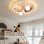 Lumendat Cartoon Childlike Creative Spaceman Design LED Flush Mount Light Lumendat