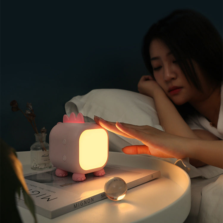 Lumendat Creative Silicone Dinosaur Square USB LED Night Light Table Lamp Lumendat
