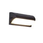 Modern Simple Geometry Outdoor Waterproof Sensor LED Wall Sconce Lamp