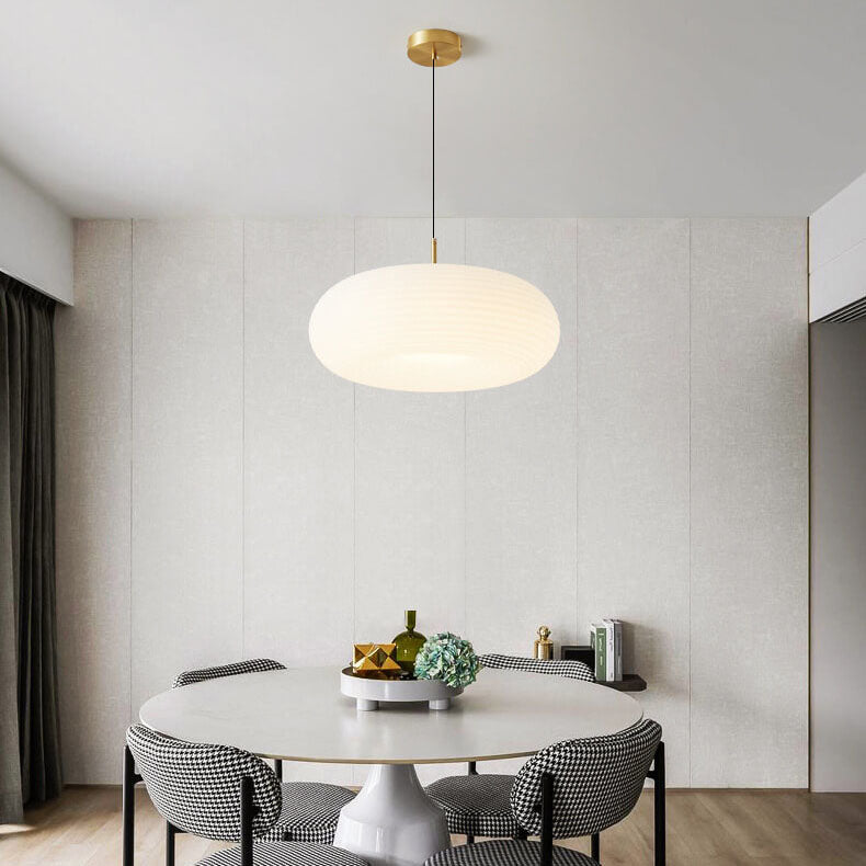 Modern Cream Style Apple All-copper LED Pendant Light