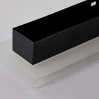 Modern Minimalist Long Rectangular Aluminum Acrylic LED Wall Sconce Lamp For Garden
