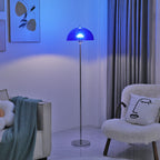 Nordic Vintage Acrylic Clear Dome LED Standing Floor Lamp Lumendat