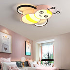 Lumendat Nordic Childlike Cartoon Bee Design LED Flush Mount Light Lumendat