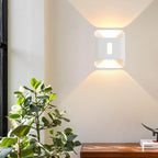 Modern Aluminum Lens Outdoor Waterproof Patio LED Wall Sconce Lamp Lumendat