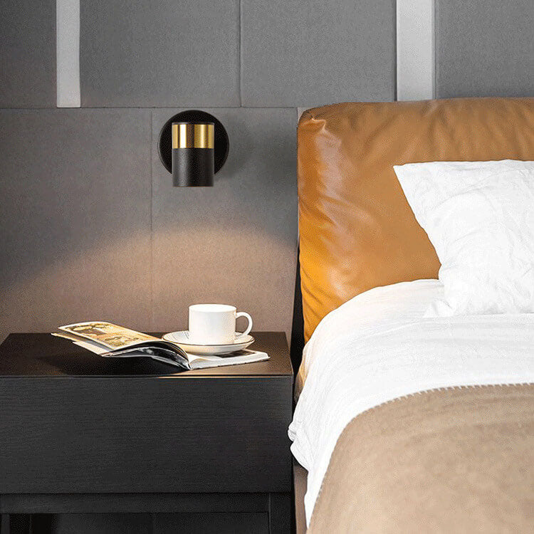 Modern Light Luxury Cylindrical 1-Light Wall Sconce Lamp Lumendat