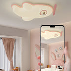Lumendat Contemporary Nordic Kids Iron PE Plane LED Flush Mount Ceiling Light For Bedroom Lumendat