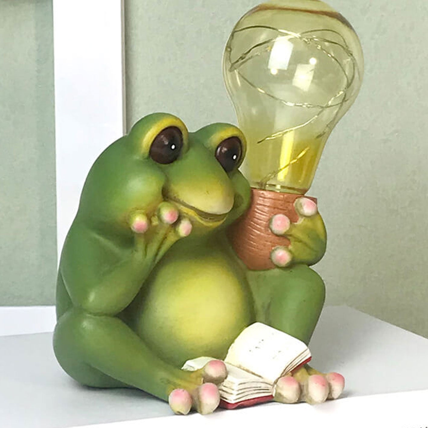 Lumendat Solar Creative Cartoon Frog Design LED Outdoor Decorative Light Lumendat