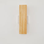 Contemporary Scandinavian Wooden Acrylic Linear LED Wall Sconce Lamp For Bedroom