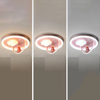 Lumendat Contemporary Creative Resin Kids Cartoon LED Flush Mount Ceiling Light For Bedroom Lumendat