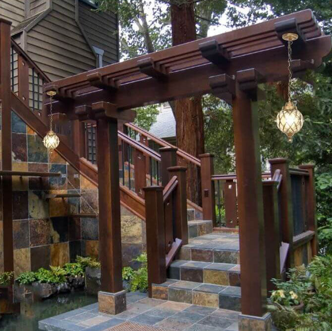 European Vintage Round Ball Die-cast Aluminum Glass Waterproof Outdoor 1-light Pendant Light BulbSquare