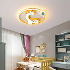 Cartoon Creative Giraffe Acrylic LED Flush Mount Ceiling Light