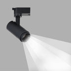 Modern Minimalist Adjustable Dimmable Focus Dimming Spotlight Tubular Track Lighting 3/4/5 Light LED Flush Mount for Living Room BulbSquare