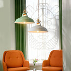 Modern Minimalist Macaroon Iron 1-light Pendant Light BulbSquare