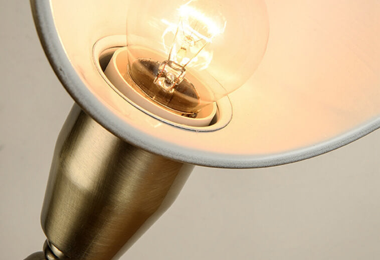 Simple Industrial Iron Eye Protection 1-Light Table Lamp Lumendat