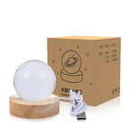 Contemporary Creative Star System Crystal Ball USB LED Night Light Table Lamp For Bedroom Lumendat
