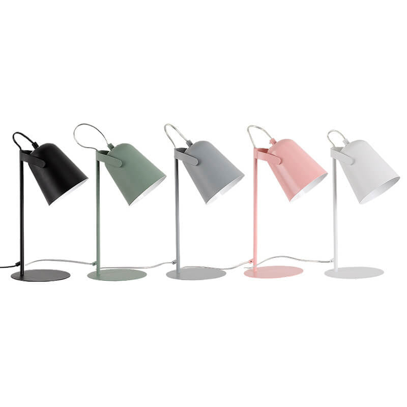 Nordic Macaroon Column Shade 1-Light Table Lamp Lumendat