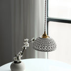 Vintage Ceramic Lattice Design 1 - Light Pendant Light BulbSquare