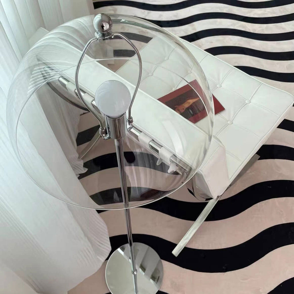 Creative Retro Acrylic Mushroom Design 1-Light Standing Floor Lamp Lumendat