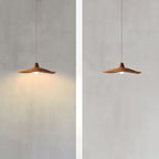 Japanese Vintage Resin Lotus Leaf 1-light Pendant Light