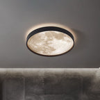 Nordic Creative Moon Round LED Flush Mount Ceiling Light BulbSquare