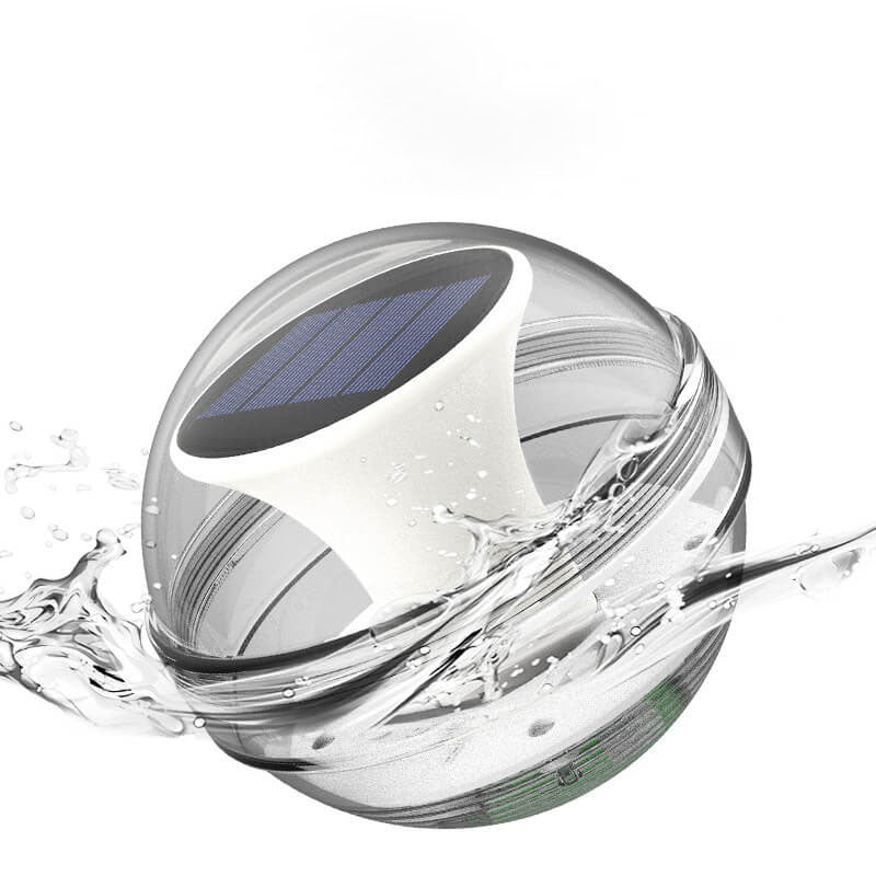 Modern Round Outdoor Waterproof Solar LED Water Drift Light Lumendat