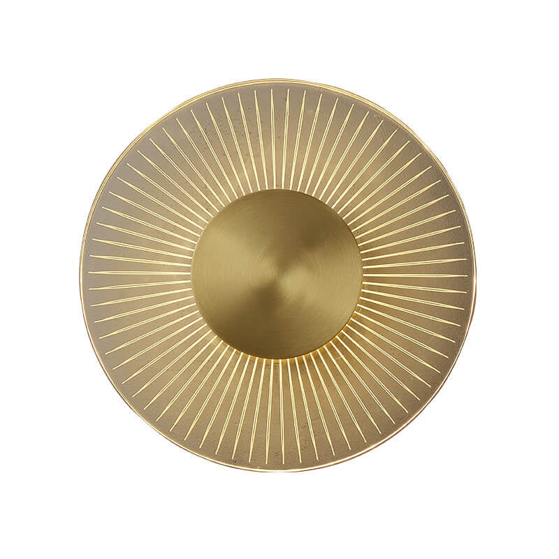 Industrial Full Copper Round Line Design LED Wall Sconce Lamp Lumendat
