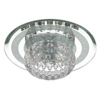 Minimalist Light Luxury Crystal Round Spotlight LED Flush Mount Ceiling Light Lumendat