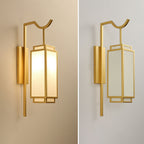 Modern Light Luxury Vintage Iron Cloth 1-Light Wall Sconce Lamp Lumendat