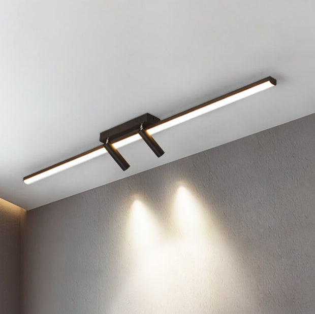 Modern Minimalist Long Strip LED Spotlight Flush Mount Ceiling Light Lumendat