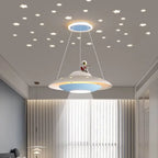 Modern Creative Flying Saucer Space Astronaut Children LED Chandelier modern luxury lighting fixture