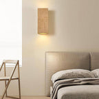 Retro Wabi-sabi Square Column Hand Sculpted LED Wall Sconce Lamp