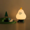 Lumendat Creative Cartoon Pear Silicone Timing LED Night Light Table Lamp Lumendat