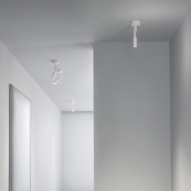 Minimalist Spotlight Rotatable LED Semi-Flush Mount Ceiling Light Lumendat