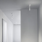Minimalist Spotlight Rotatable LED Semi-Flush Mount Ceiling Light Lumendat