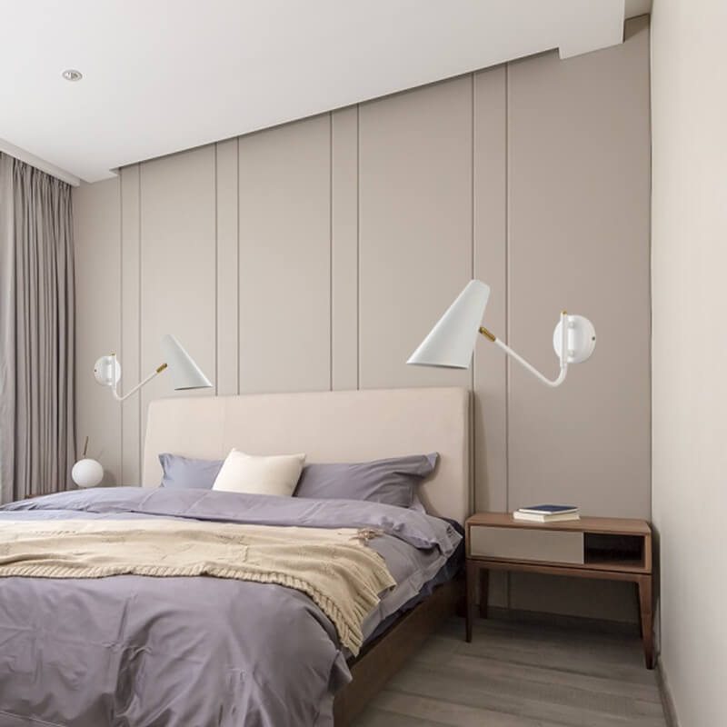 Nordic Creative Simple Rotating 1-Light Wall Sconce Lamp Lumendat