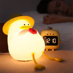 Creative Cartoon Silicone Duck Pat LED Night Light Table Lamp Lumendat
