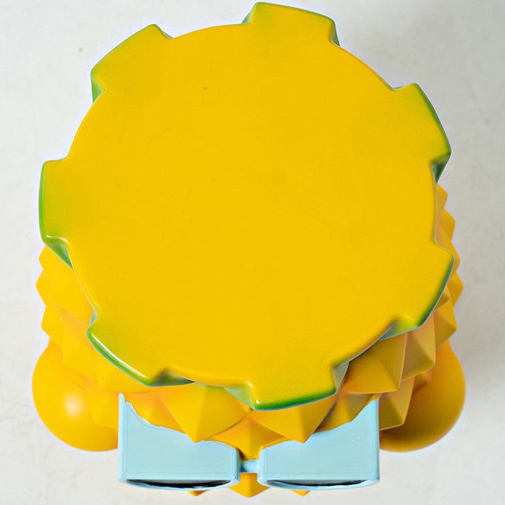 Lumendat Contemporary Creative Pineapple Design Resin Kids Low Stool For Living Room Lumendat