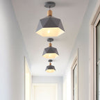 Modern Minimalist Macron Semi-flush Mount Light