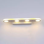 Modern Simple White Long Oval Acrylic Vanity Light 4/6 Light Wall Sconce Lamp Lumendat