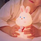 Lumendat Creative Cartoon Rabbit Silicone Pat USB LED Night Light Table Lamp Lumendat