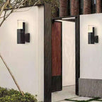 Outdoor Modern Waterproof Rectangular Column LED Wall Sconce Lamp Lumendat