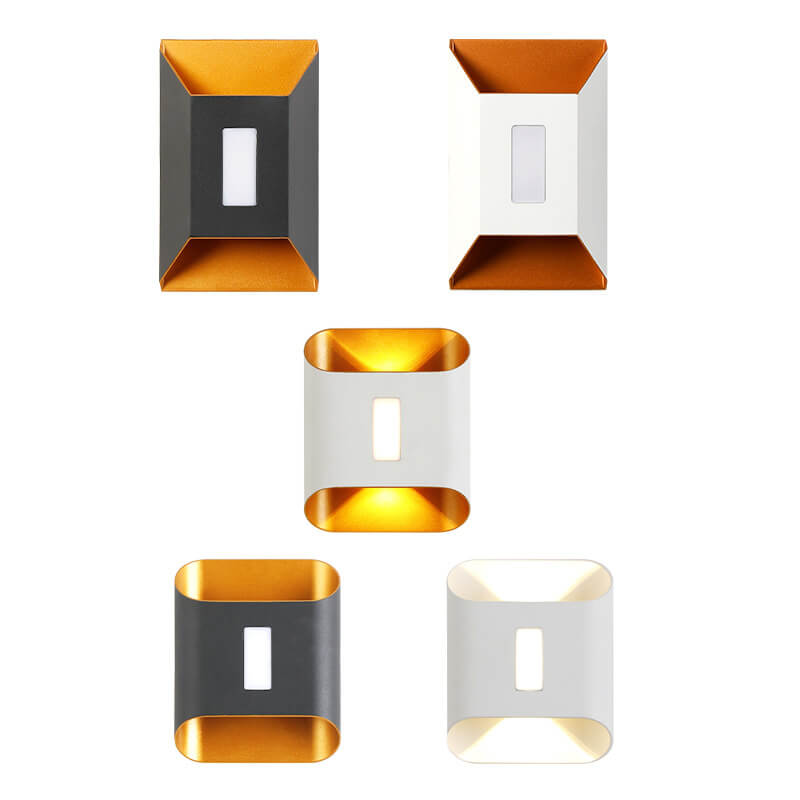 Modern Aluminum Lens Outdoor Waterproof Patio LED Wall Sconce Lamp Lumendat