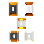 Modern Aluminum Lens Outdoor Waterproof Patio LED Wall Sconce Lamp Lumendat