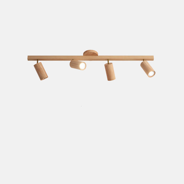 Simple Log Spotlight Track LED Semi-Flush Mount Ceiling Light Lumendat