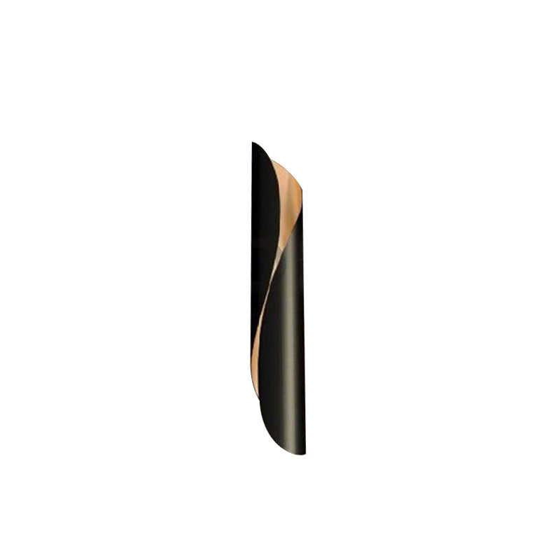Contemporary Nordic Strip Spiral Iron 2-Light Wall Sconce Lamp For Hallway Lumendat