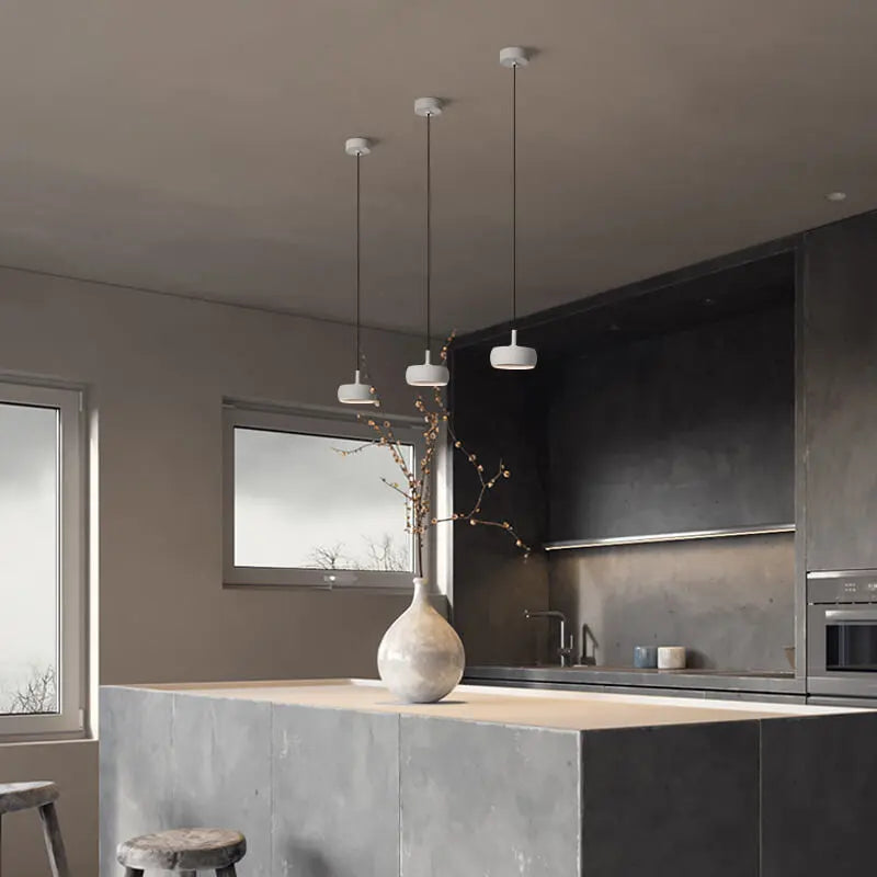 Nordic Minimalist Dome Aluminum LED Retractable Pendant Light Lumendat